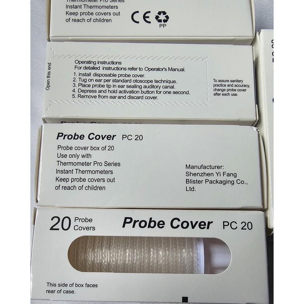 Lot Of 500 Therometer Disposable Probe Covers PC 20